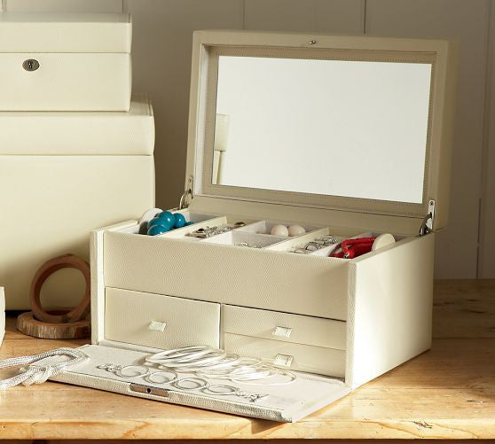 McKenna Leather Large Jewelry Box