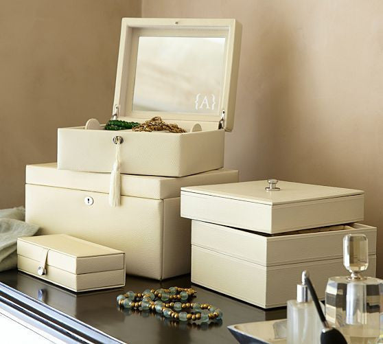 McKenna Leather Large Jewelry Box