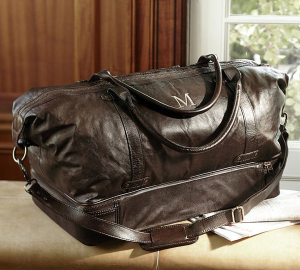 Saddle Leather Weekender Bag